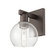 Arcadia One Light Wall Sconce in Oil Rubbed Bronze (405|716-1W-OB-G122-6)