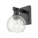 Arcadia One Light Wall Sconce in Matte Black (405|716-1W-BK-G122-6)
