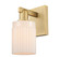 Arcadia One Light Wall Sconce in Brushed Brass (405|716-1W-BB-G341)