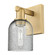 Arcadia One Light Wall Sconce in Brushed Brass (405|716-1W-BB-G257)