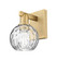 Arcadia One Light Wall Sconce in Brushed Brass (405|716-1W-BB-G1215-6)