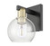 Arcadia One Light Wall Sconce in Black Antique Brass (405|716-1W-BAB-G124-6)