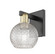 Arcadia One Light Wall Sconce in Black Antique Brass (405|716-1W-BAB-G122C-6CL)