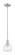 Arcadia One Light Mini Pendant in Brushed Satin Nickel (405|716-1S-SN-G124-6)