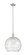 Arcadia One Light Mini Pendant in Brushed Satin Nickel (405|716-1S-SN-G1213-14CL)