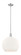Arcadia One Light Mini Pendant in Brushed Satin Nickel (405|716-1S-SN-G121-14)