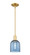 Arcadia One Light Mini Pendant in Satin Gold (405|716-1S-SG-G558-6BL)