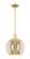 Arcadia One Light Mini Pendant in Satin Gold (405|716-1S-SG-G128-12)