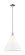 Arcadia One Light Mini Pendant in Polished Nickel (405|716-1S-PN-GBC-161)