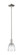 Arcadia One Light Mini Pendant in Polished Nickel (405|716-1S-PN-G442)