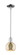 Arcadia One Light Mini Pendant in Polished Chrome (405|716-1S-PC-G128-6)