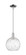 Arcadia One Light Mini Pendant in Polished Chrome (405|716-1S-PC-G1215-10)