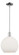 Arcadia One Light Mini Pendant in Polished Chrome (405|716-1S-PC-G121-12)