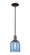 Arcadia One Light Mini Pendant in Oil Rubbed Bronze (405|716-1S-OB-G558-6BL)