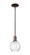 Arcadia One Light Mini Pendant in Oil Rubbed Bronze (405|716-1S-OB-G362)
