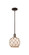 Arcadia One Light Mini Pendant in Oil Rubbed Bronze (405|716-1S-OB-G121-8RB)