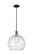 Arcadia One Light Mini Pendant in Oil Rubbed Bronze (405|716-1S-OB-G1213-14CL)