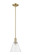 Arcadia One Light Mini Pendant in Champagne Bronze (405|716-1S-CB-GBC-84)