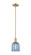 Arcadia One Light Mini Pendant in Champagne Bronze (405|716-1S-CB-G558-6BL)