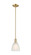Arcadia One Light Mini Pendant in Champagne Bronze (405|716-1S-CB-G381)