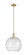 Arcadia One Light Mini Pendant in Champagne Bronze (405|716-1S-CB-G1213-14CL)