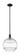 Arcadia One Light Mini Pendant in Matte Black (405|716-1S-BK-G556-12CL)