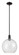 Arcadia One Light Mini Pendant in Matte Black (405|716-1S-BK-G124-12)