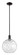Arcadia One Light Mini Pendant in Matte Black (405|716-1S-BK-G1215-12)