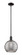 Arcadia One Light Mini Pendant in Matte Black (405|716-1S-BK-G1213-10SM)
