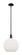 Arcadia One Light Mini Pendant in Matte Black (405|716-1S-BK-G121-12)