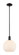 Arcadia One Light Mini Pendant in Matte Black (405|716-1S-BK-G121-10)