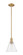 Arcadia One Light Mini Pendant in Brushed Brass (405|716-1S-BB-GBC-84)