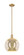 Arcadia One Light Mini Pendant in Brushed Brass (405|716-1S-BB-G128-12)