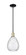 Arcadia One Light Mini Pendant in Black Antique Brass (405|716-1S-BAB-G372)