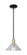 Arcadia One Light Mini Pendant in Black Antique Brass (405|716-1S-BAB-G132)