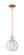 Arcadia One Light Mini Pendant in Antique Copper (405|716-1S-AC-G124-8)