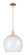 Arcadia One Light Mini Pendant in Antique Copper (405|716-1S-AC-G124-14)