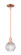 Arcadia One Light Mini Pendant in Antique Copper (405|716-1S-AC-G122C-6CL)