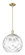 Arcadia One Light Mini Pendant in Antique Brass (405|716-1S-AB-G1215-14)