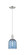 Arcadia One Light Mini Pendant in Brushed Satin Nickel (405|716-1P-SN-G558-6BL)