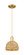 Arcadia One Light Mini Pendant in Satin Gold (405|716-1P-SG-RBD-8-NAT)