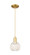 Arcadia One Light Mini Pendant in Satin Gold (405|716-1P-SG-G1216-6WM)