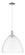 Arcadia One Light Mini Pendant in Polished Nickel (405|716-1P-PN-GBD-162)