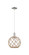 Arcadia One Light Mini Pendant in Polished Nickel (405|716-1P-PN-G122-10RB)