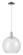 Arcadia One Light Mini Pendant in Polished Chrome (405|716-1P-PC-G124-12)