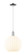 Arcadia One Light Mini Pendant in Polished Chrome (405|716-1P-PC-G1217-12WV)