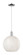 Arcadia One Light Mini Pendant in Polished Chrome (405|716-1P-PC-G1216-12WM)