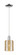 Arcadia One Light Mini Pendant in Polished Chrome (405|716-1P-PC-G116)