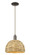 Arcadia One Light Mini Pendant in Oil Rubbed Bronze (405|716-1P-OB-RBD-12-NAT)