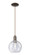 Arcadia One Light Mini Pendant in Oil Rubbed Bronze (405|716-1P-OB-G124-8)